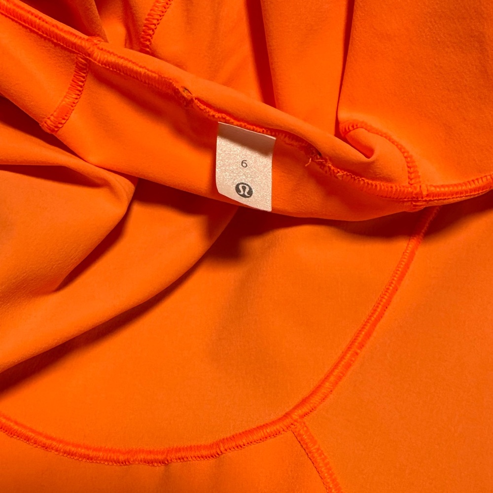 Lululemon Mist over Windbreaker, Highlight Orange jacket size 6 - Picture 9 of 11